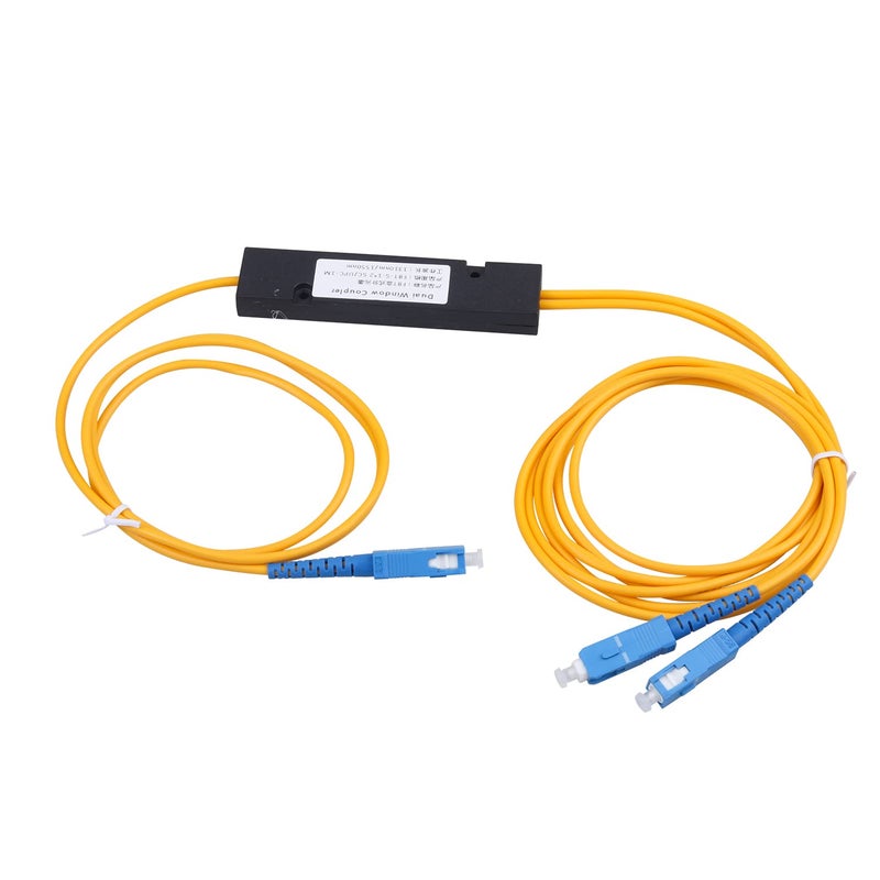 Duogalia 10 حزمة موزع الألياف الضوئية SC/UPC FBT 1x2 (1 في 2 خارج) أحادي الوضع 1310/1550 نانومتر لتوزيع إشارة الشبكة - Image 2